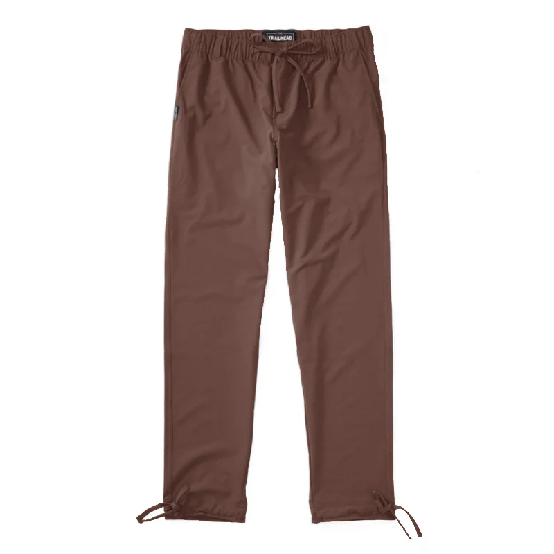 Trailhead Pants - Brown Wide-Legged Palazzos