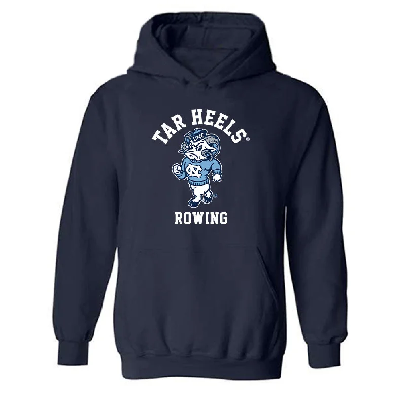 UNC - NCAA Women's Rowing : Lindsey Troftgruben - Classic Shersey Hooded Sweatshirt Hoodie with Crew Neck Simple Timeless