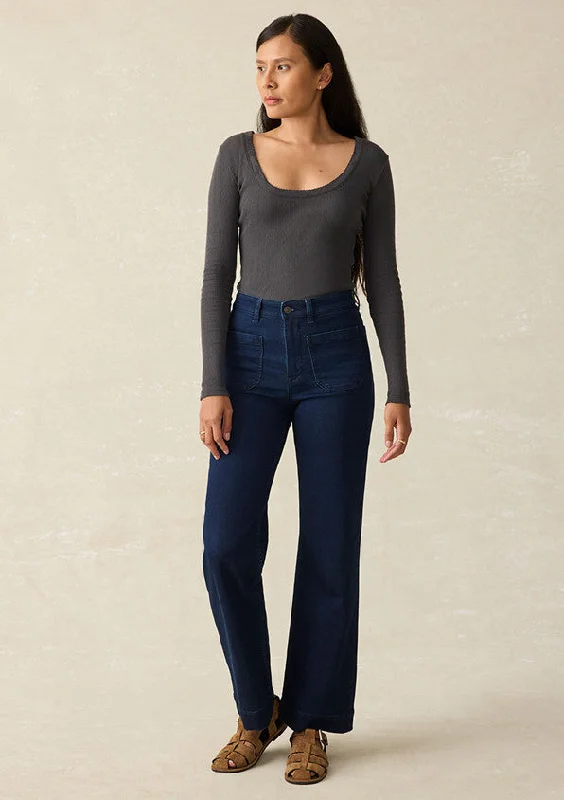 Stretch Terry Patch Pocket Pant Classic Stretch Pants