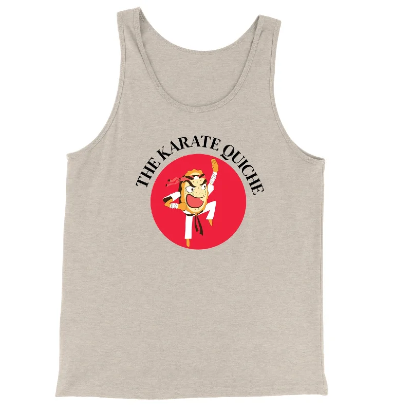 Movie The Food™ "The Karate Quiche" Tank Top cotton tank top