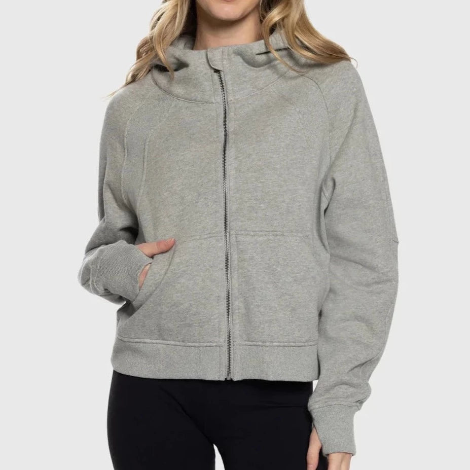 TeamLTD Women's Full Zip Warmup Hoodie Hoodie with Sequins Glamorous Eye-catching