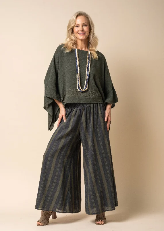 Jordana Pants in Khaki Classic Straight-Leg Pants