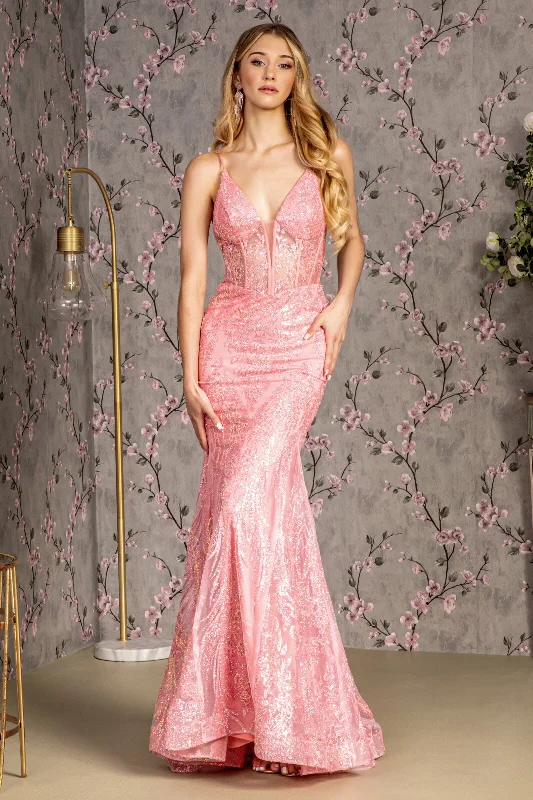 Embellished Sleeveless Mermaid Dress by GLS Gloria GL3201 Tunics Occasion special