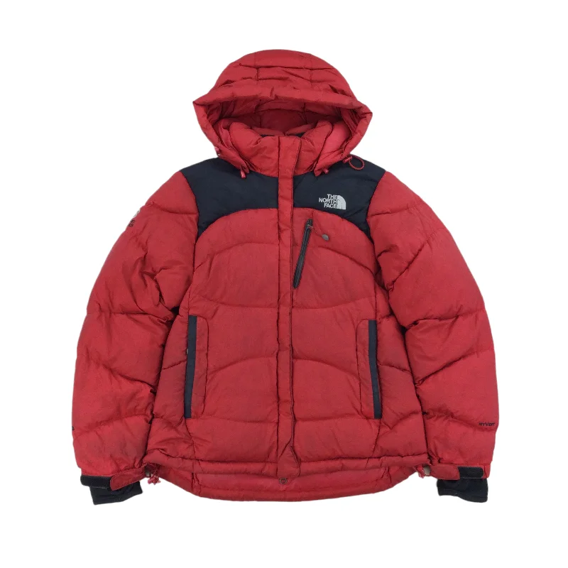 The North Face 800 Hooded Puffer Jacket - Women/Medium Print Jacket Jacquard Jacket Patchwork Jacket