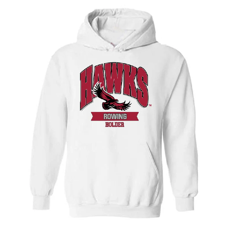 St. Joe's - NCAA Women's Rowing : Evie Holder - Classic Fashion Shersey Hooded Sweatshirt Hoodie with Ribbed Hem Stretchable Secure St. Joe's - NCAA Women's Rowing : Evie Holder - Classic Fashion Shersey Hooded Sweatshirt Hoodie with Ribbed Hem Stretchable Secure