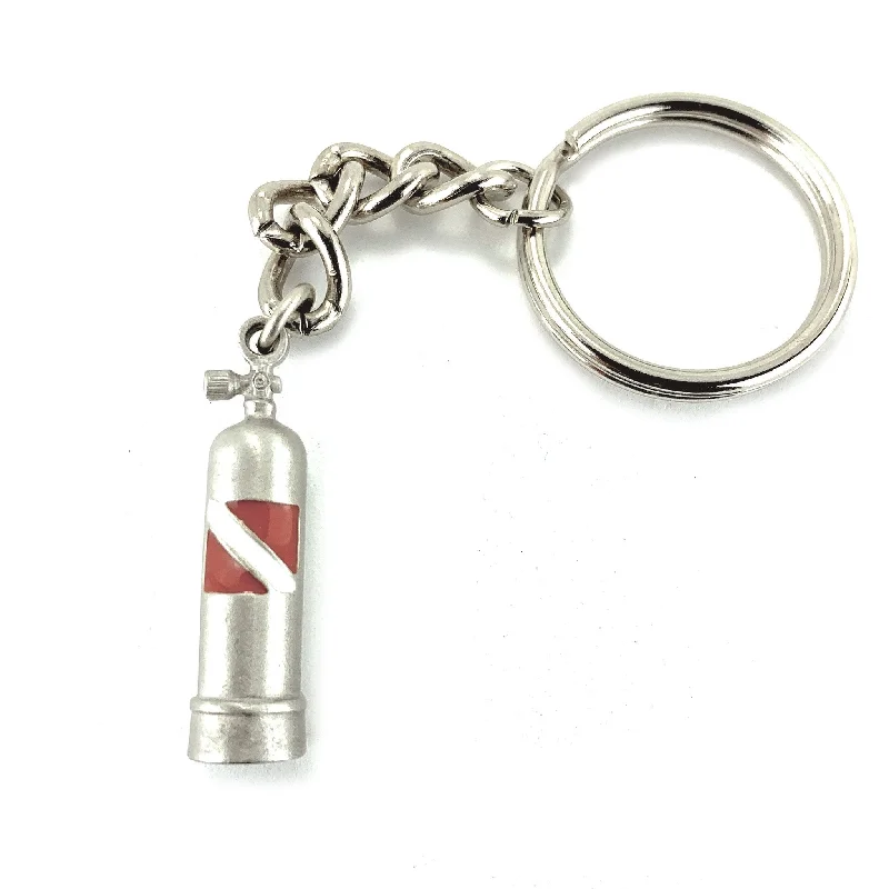 Scuba Diving Tank Key Chain lavender tank top