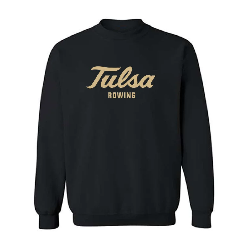 Tulsa - NCAA Women's Rowing : Sarah Menefee - Classic Shersey Crewneck Sweatshirt Hoodie with Hem Patch Decorative Personalized Tulsa - NCAA Women's Rowing : Sarah Menefee - Classic Shersey Crewneck Sweatshirt Hoodie with Hem Patch Decorative Personalized