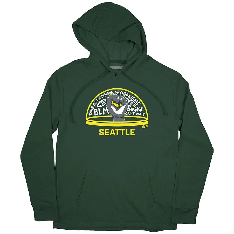 The WNBPA Speaks Hoodie: Seattle Hoodie Jacket Zipper Layering