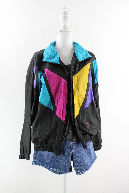 Vintage Misty Valley Jacket (M) Striped Jacket Polka Dot Jacket Floral Jacket