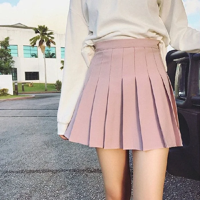Women's Solid Color Skirt S 380865 linen skirt breathable