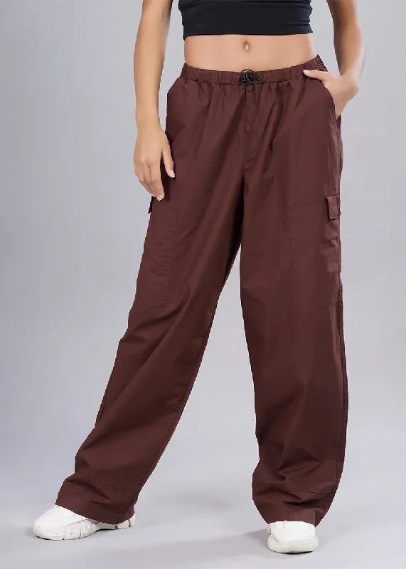 Parachute Pants For Women - Cocoa Slim-Fit Leggings