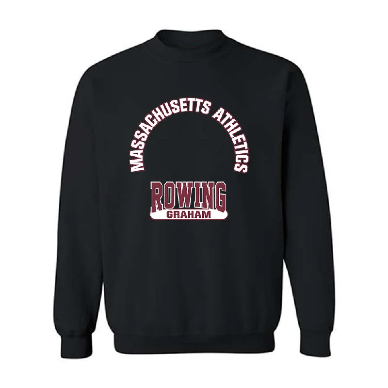UMass - NCAA Women's Rowing : Paxton Graham - Classic Fashion Shersey Crewneck Sweatshirt Hoodie with Front Slit Layering Stylish UMass - NCAA Women's Rowing : Paxton Graham - Classic Fashion Shersey Crewneck Sweatshirt Hoodie with Front Slit Layering Stylish