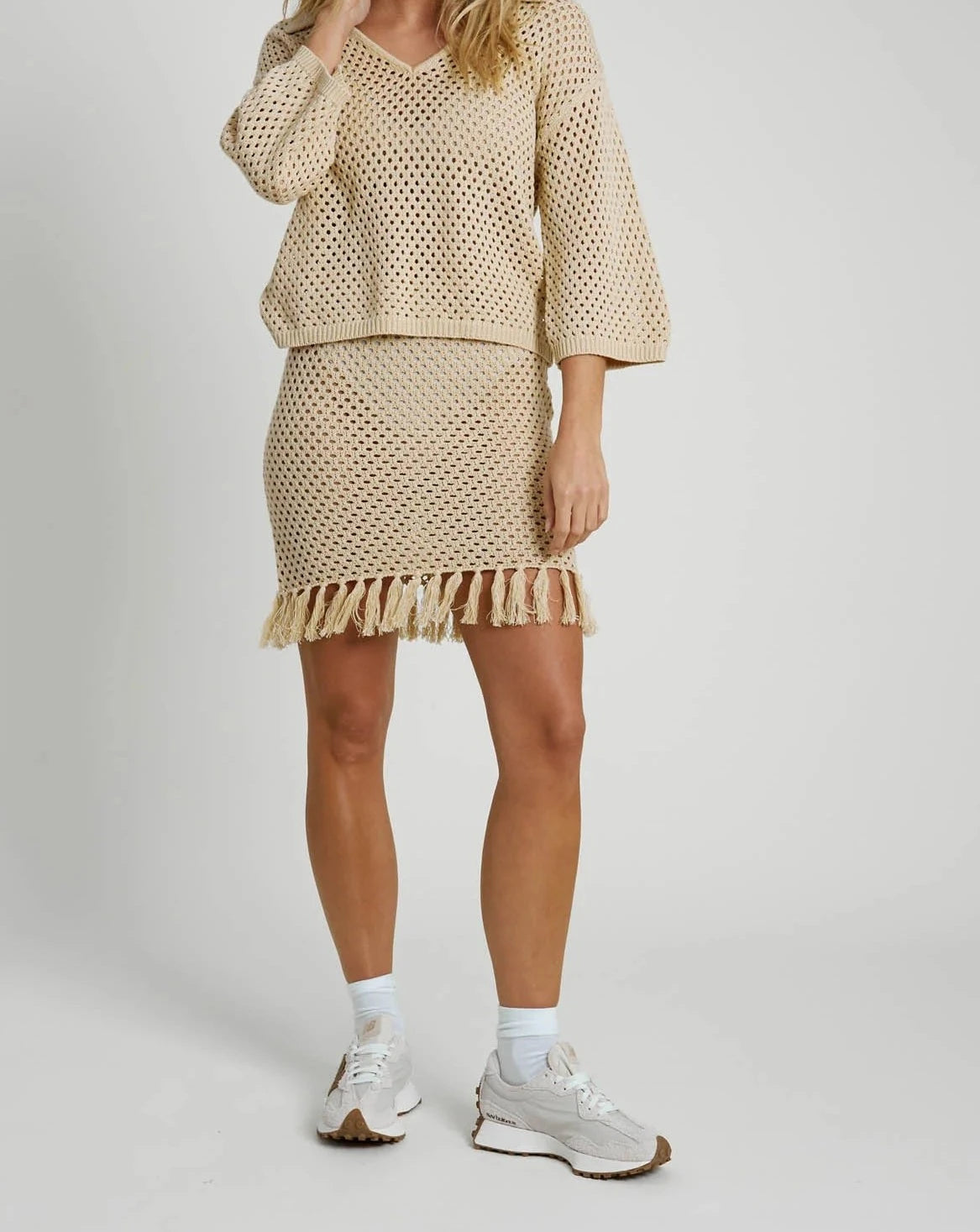 Tomita Mini Skirt chiffon skirt airy