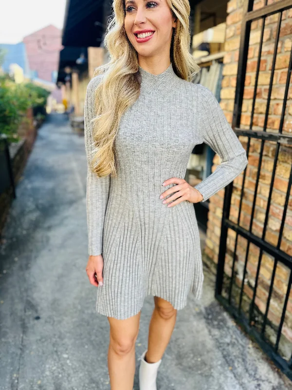 Adi Dress- Heather Grey Tunics Versatile functional