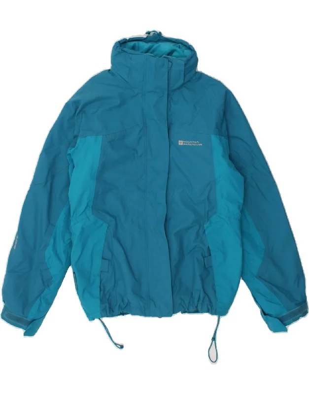 MOUNTAIN WAREHOUSE Womens Loose Fit Windbreaker Jacket UK 10 Small Blue Notch Collar Peter Pan Collar Cowl Neck MOUNTAIN WAREHOUSE Womens Loose Fit Windbreaker Jacket UK 10 Small Blue Notch Collar Peter Pan Collar Cowl Neck