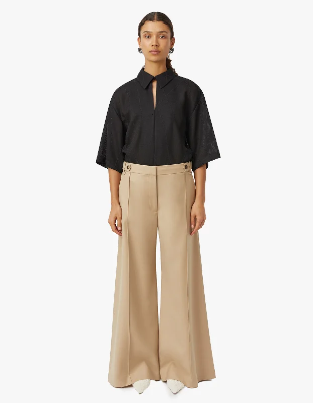 Maris Pant - Sand Classic Straight Pants