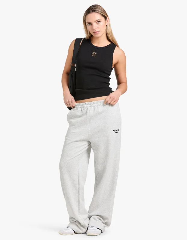 Driver Track Pant - Glacier Marle Comfortable Wide-Leg Pants