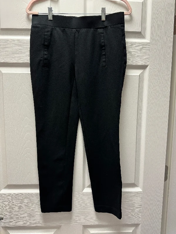 Jules & Leopold Sz M Black Pants Stylish Slim Trousers