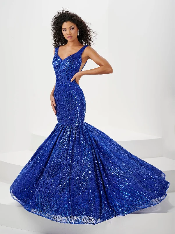 Sequin Print Sleeveless Mermaid Dress by Panoply 14180 Tunics Custom made