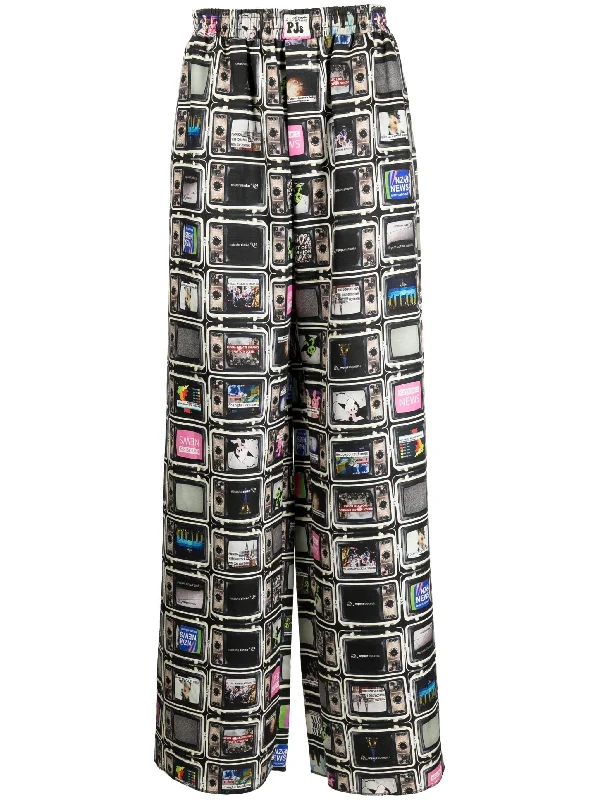 TV PRINT PYJAMA PANTS Trendy Printed Leggings