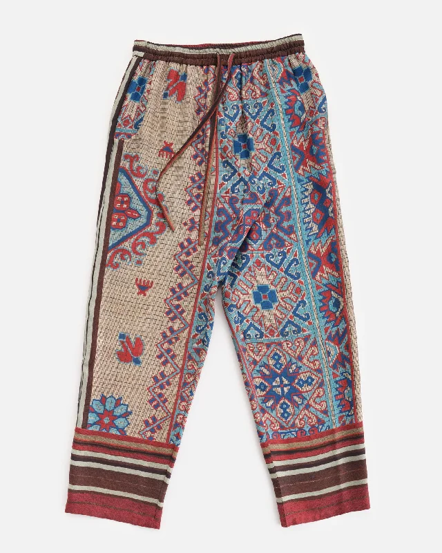 THE SILK PANT | Aztec Chic Slim Fit Pants