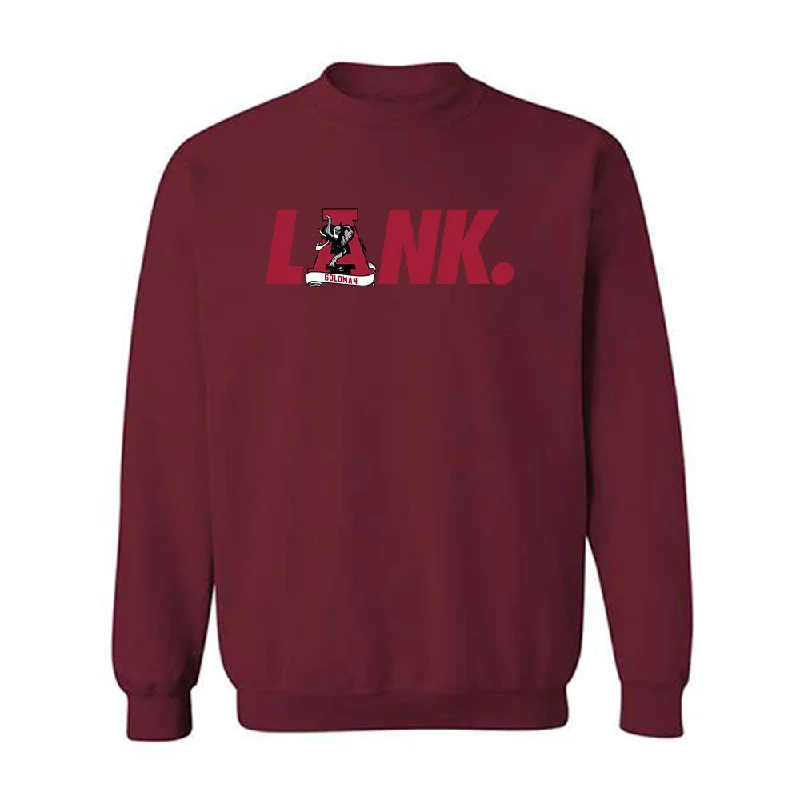 Alabama - NCAA Women's Rowing : Sydney Goldman - LANK Generic Shersey Crewneck Sweatshirt Hoodie with Set-In Sleeves Structured Classic Alabama - NCAA Women's Rowing : Sydney Goldman - LANK Generic Shersey Crewneck Sweatshirt Hoodie with Set-In Sleeves Structured Classic