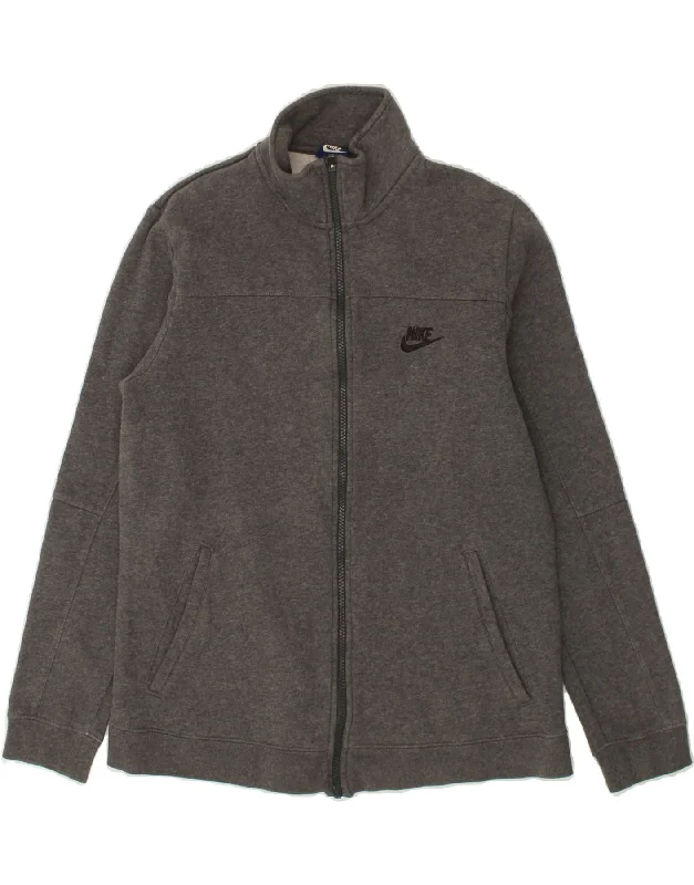 NIKE Womens Tracksuit Top Jacket UK 14 Medium Grey Cotton Tailored Jacket Straight Jacket A-Line Jacket NIKE Womens Tracksuit Top Jacket UK 14 Medium Grey Cotton Tailored Jacket Straight Jacket A-Line Jacket