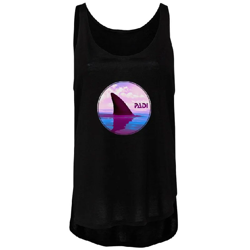 Women's Fin Sunset Tank - Black flexible tank top