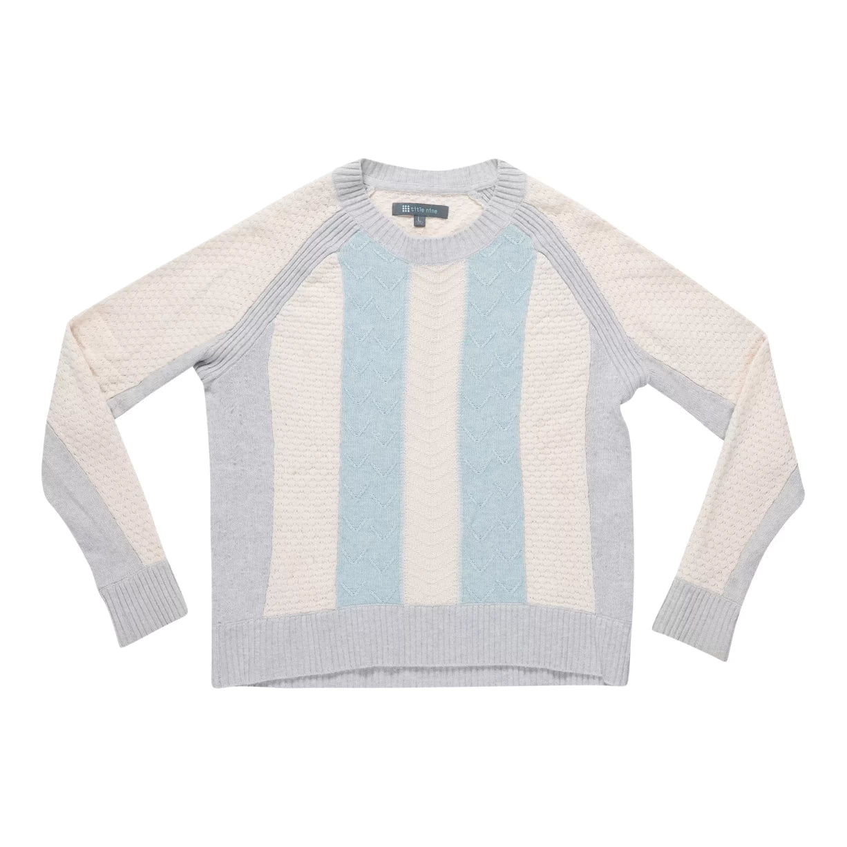 TITLE NINE Title Nine Crew Neck Sweater- Women's Layered Multi-layer Single Layer