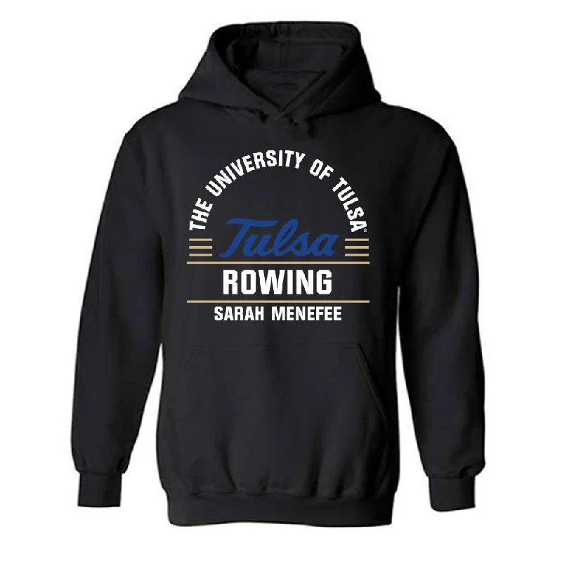 Tulsa - NCAA Women's Rowing : Sarah Menefee - Classic Fashion Shersey Hooded Sweatshirt Hoodie Crop Top Short Trendy Tulsa - NCAA Women's Rowing : Sarah Menefee - Classic Fashion Shersey Hooded Sweatshirt Hoodie Crop Top Short Trendy