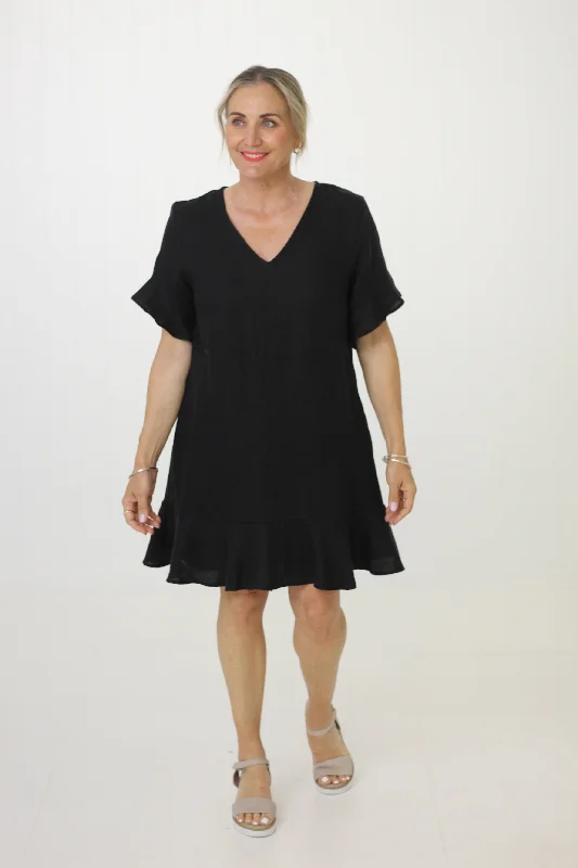 KARGY DRESS - ONYX Tunics Sophisticated sleek