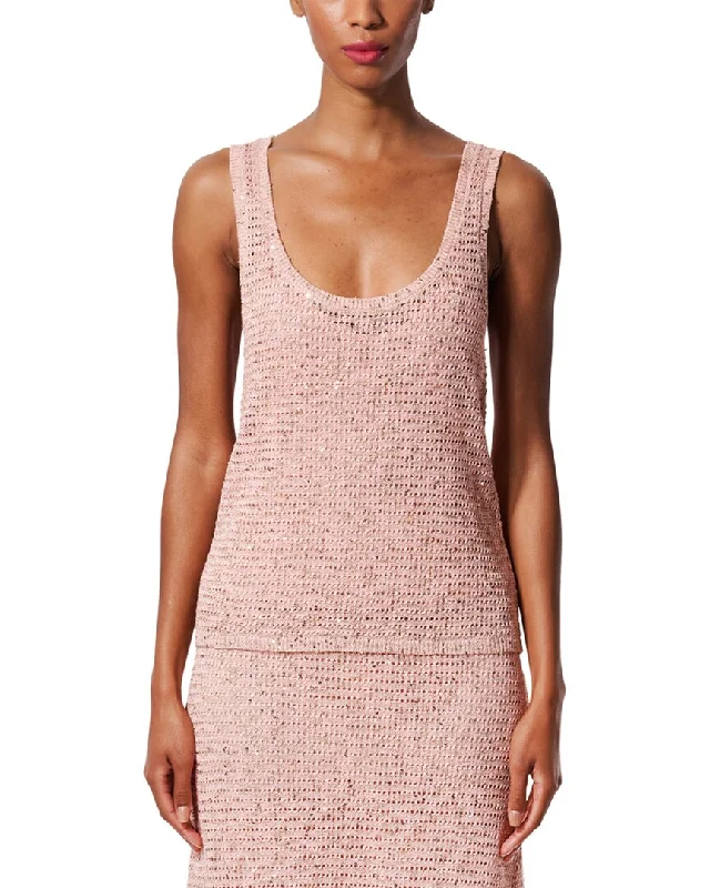 Carolina Herrera Knit Tank low neck tank