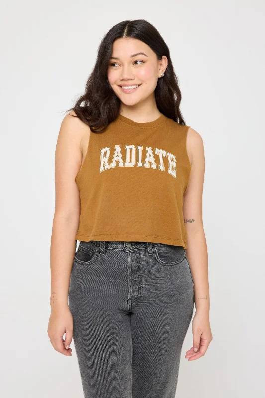 Radiate Callie Crop Tank vibrant tank top