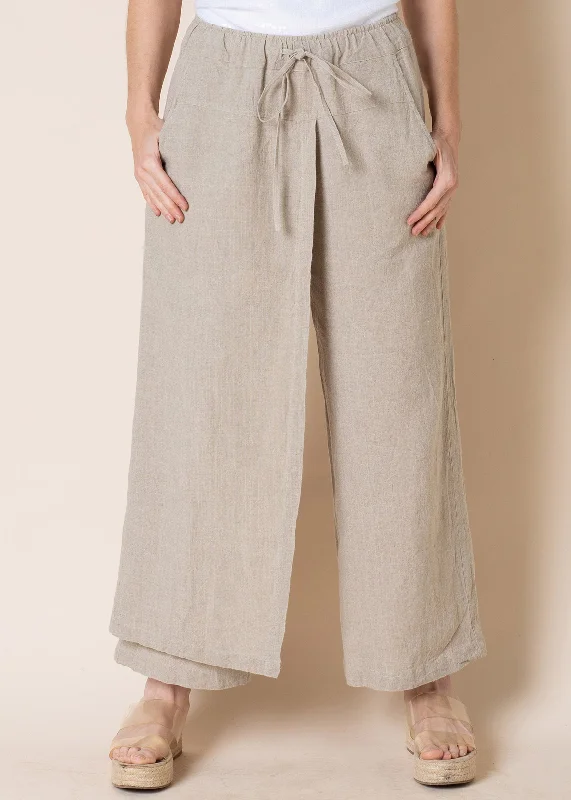 Tarla Pant in Latte Chic Wool Trousers