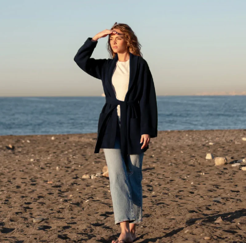 D MerSea Runabout Wrap Sweater High Neck Crew Neck V-Neck