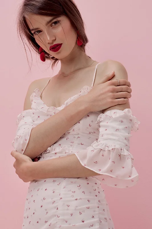 La Brooke Cocktail Dress Tunics Bridal satin