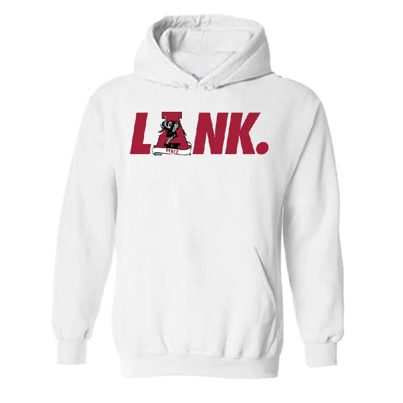 Alabama - NCAA Women's Rowing : Neve Perez - LANK Generic Shersey Hooded Sweatshirt Hoodie with Hem Contrast Bold Stylish Alabama - NCAA Women's Rowing : Neve Perez - LANK Generic Shersey Hooded Sweatshirt Hoodie with Hem Contrast Bold Stylish