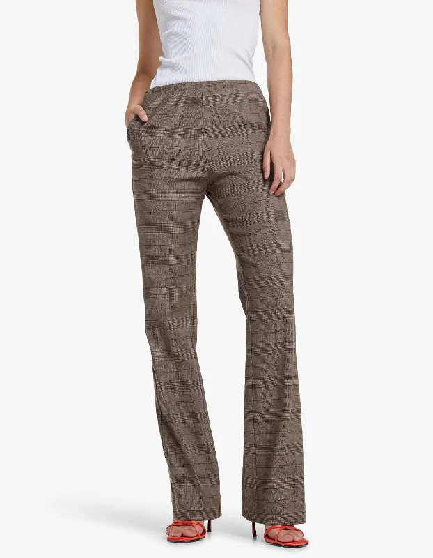 Tailor Made Pant - Brown Formal Stretch Pants