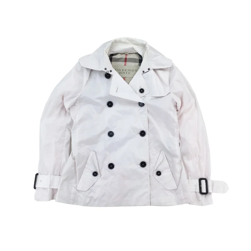 Burberry Brit Outdoor Jacket - Women/M Welt Pockets Slit Pockets Flap Pockets