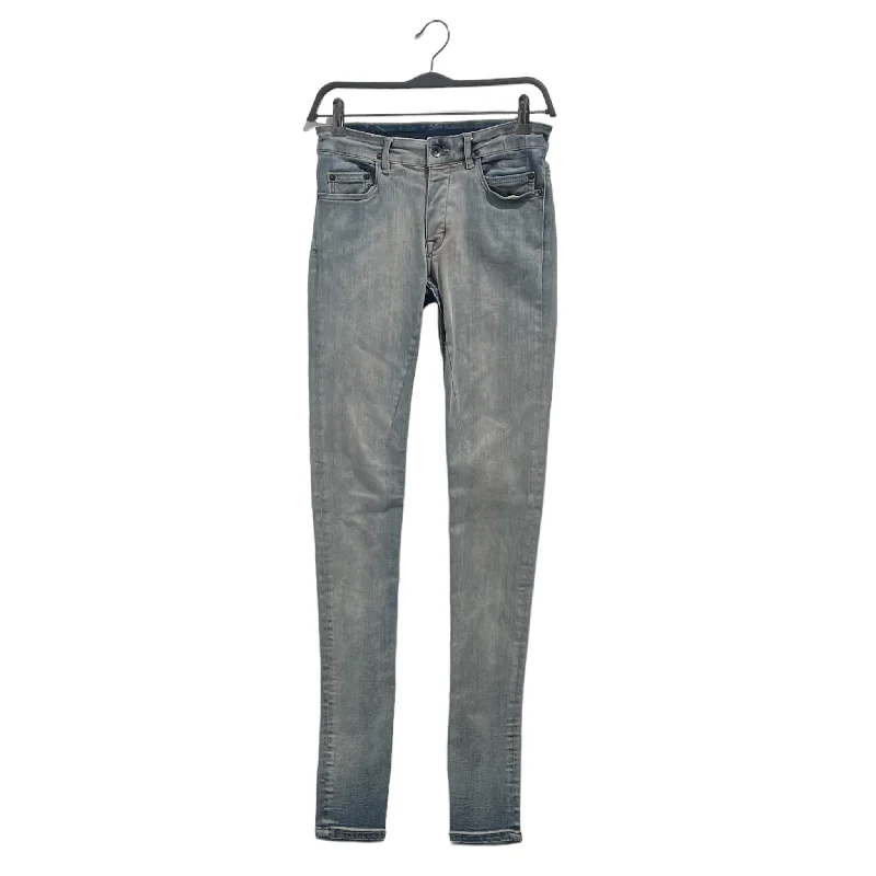 RICK OWENS DRKSHDW/Skinny Pants/25/Cotton/GRY/DETROIT CUT Trendy Printed Leggings