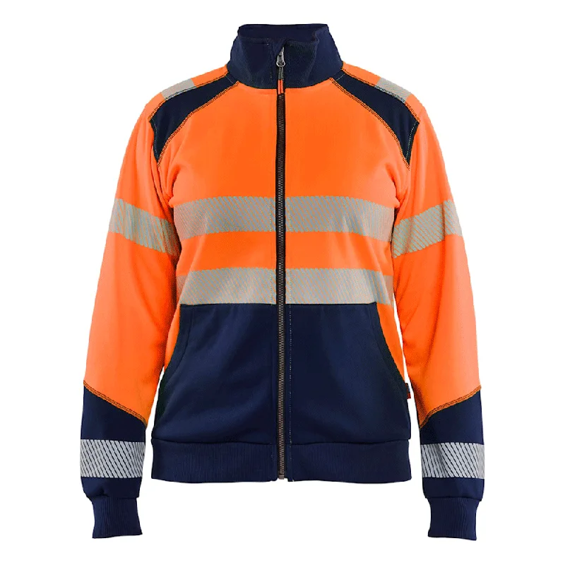 Orange/Navy blue