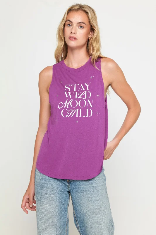 Wild Moon Jade Muscle Tank essential tank top