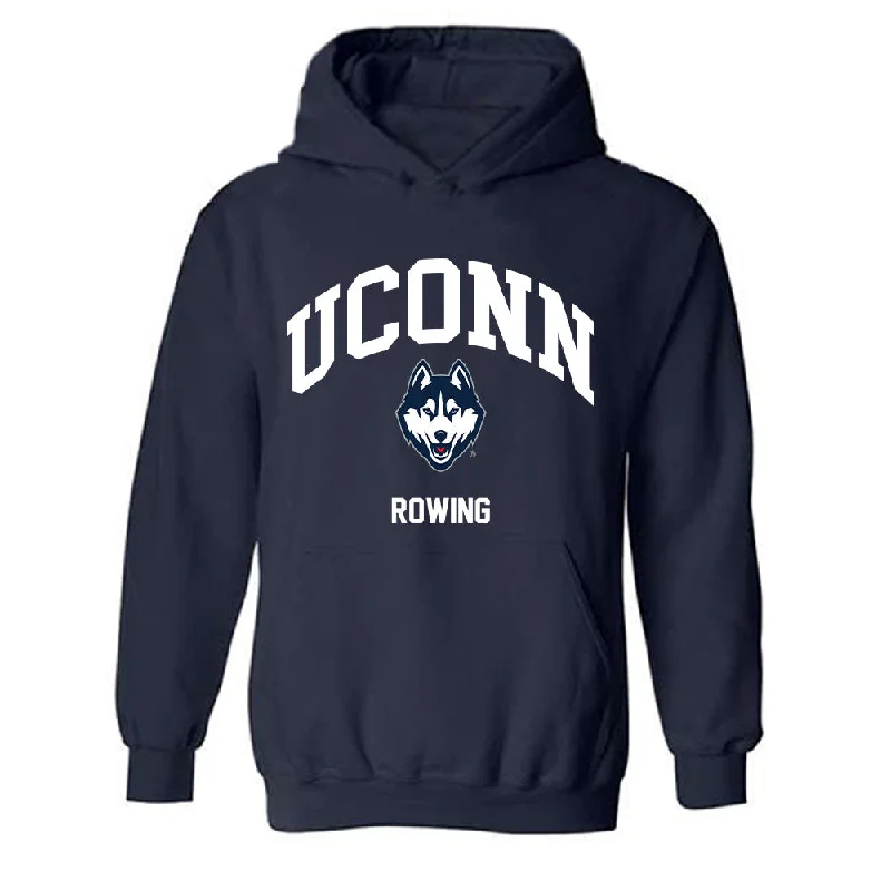 UConn - NCAA Women's Rowing : Polina Egorova - Classic Shersey Hooded Sweatshirt Hoodie with Hem Patch Decorative Personalized UConn - NCAA Women's Rowing : Polina Egorova - Classic Shersey Hooded Sweatshirt Hoodie with Hem Patch Decorative Personalized