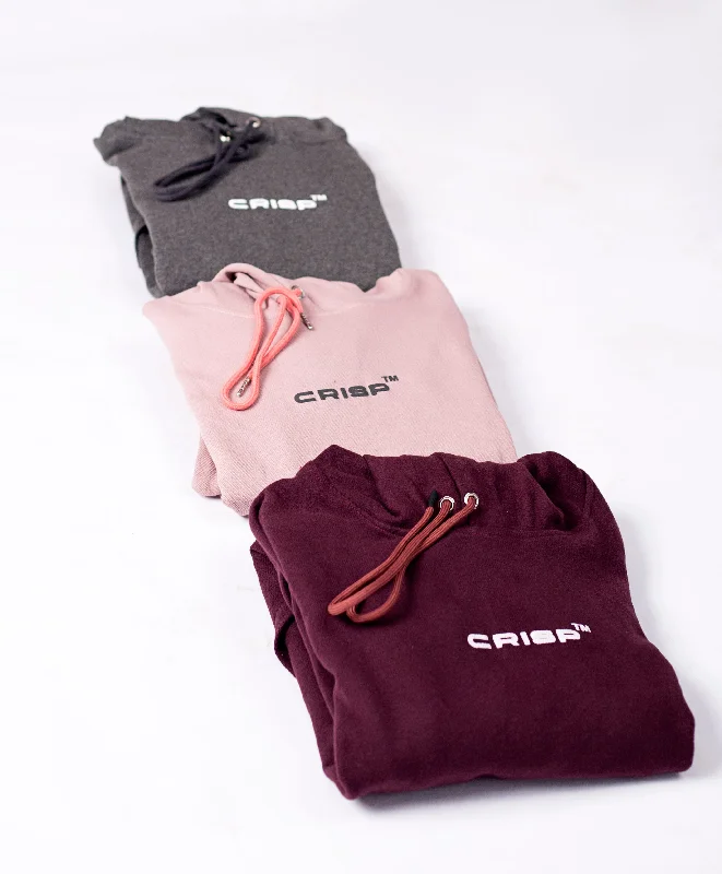 CRISP Long Sleeves Sweatshirt with Hoodie Hoodie with Bell Sleeves Flared Feminine