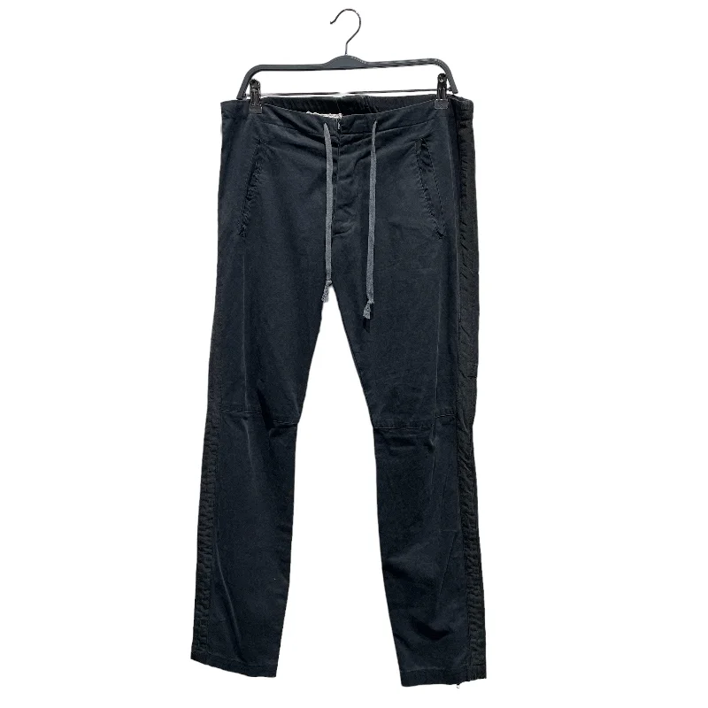 GREG LAUREN///Straight Pants/2/Cotton/BLK//Plain/M [Designers] Essentials/ Fashionable Sporty Pants