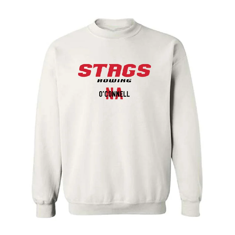 Fairfield - NCAA Women's Rowing : Nora O'Connell - Classic Fashion Shersey Crewneck Sweatshirt Hoodie with Rhinestones Sparkly Elegant Fairfield - NCAA Women's Rowing : Nora O'Connell - Classic Fashion Shersey Crewneck Sweatshirt Hoodie with Rhinestones Sparkly Elegant