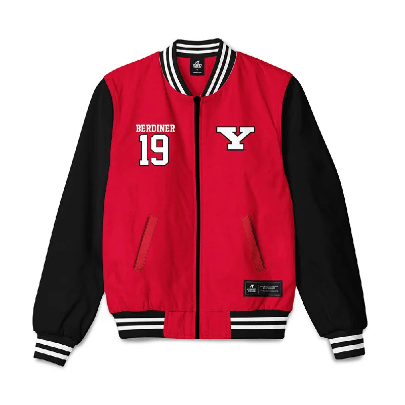 Youngstown State - NCAA Women's Soccer : Emma Berdiner - Bomber Jacket V-Neck Jacket Boat Neck Jacket Square Neck Jacket