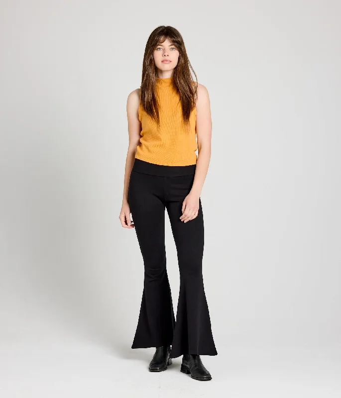 Bishop Mock Neck Tank - Apricot comfortable tank top