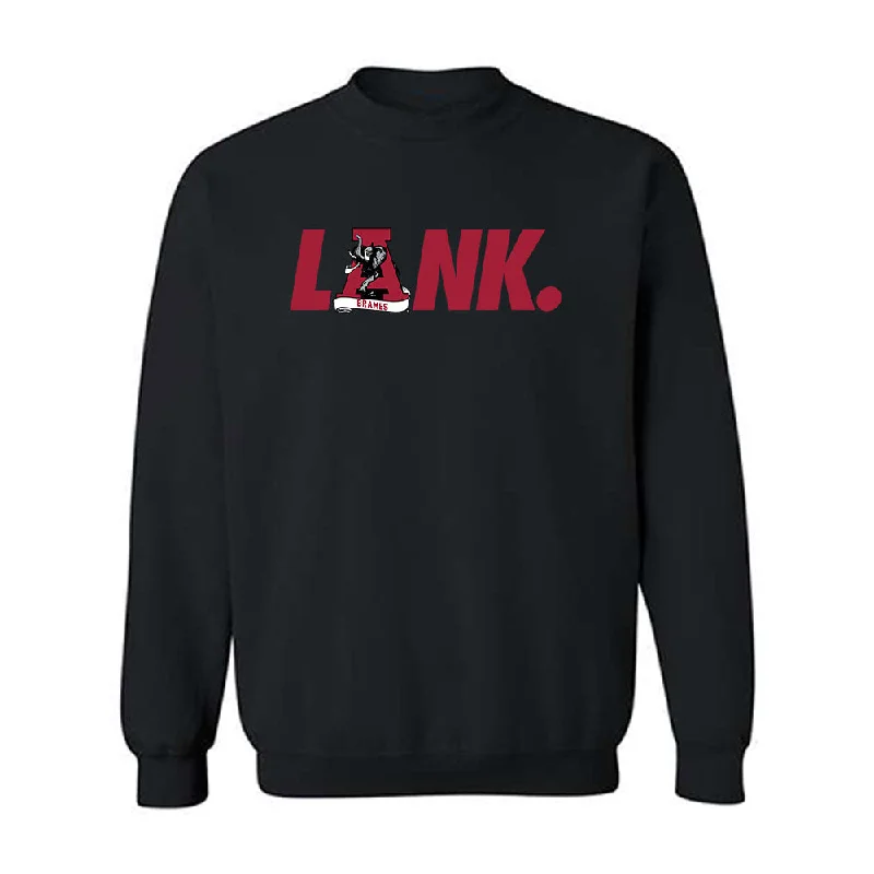 Alabama - NCAA Women's Rowing : Jenna Marie Brames - LANK Generic Shersey Crewneck Sweatshirt Hoodie with Rolled Sleeves Casual Relaxed Alabama - NCAA Women's Rowing : Jenna Marie Brames - LANK Generic Shersey Crewneck Sweatshirt Hoodie with Rolled Sleeves Casual Relaxed