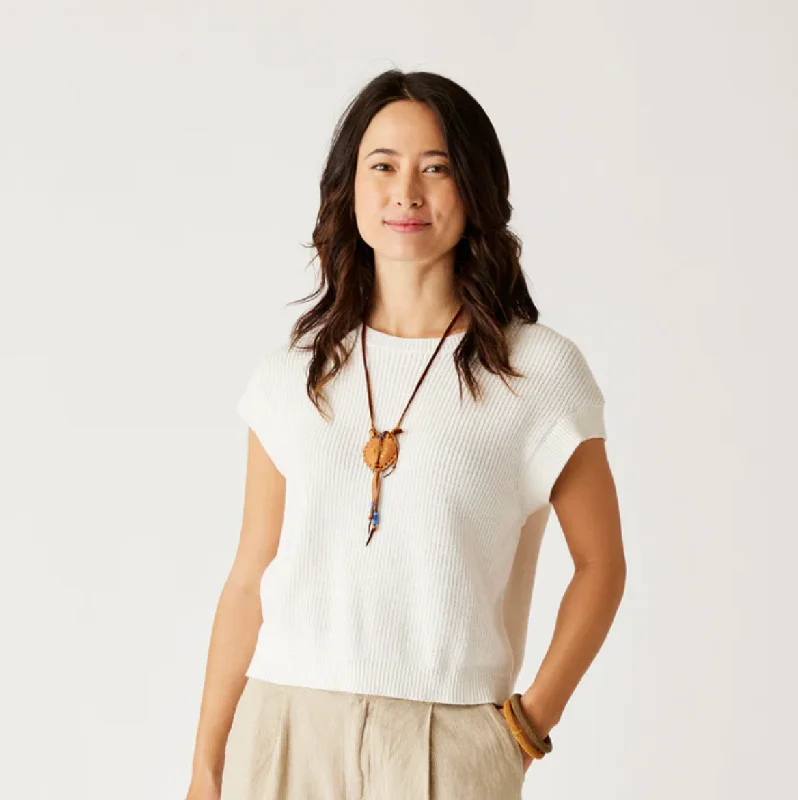 D Phoebe Sweater Top - cloud Jersey Fabric Tulle Fabric Batik Fabric